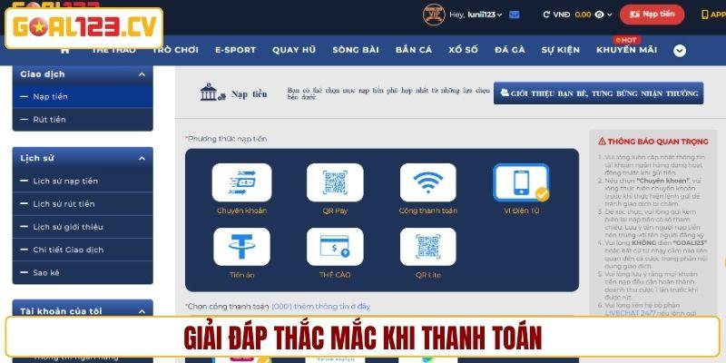 Giải đáp thắc mắc trong quá trình giao dịch