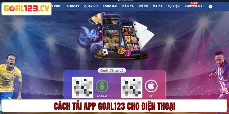 Cách tải app GOAL123 cho điện thoại